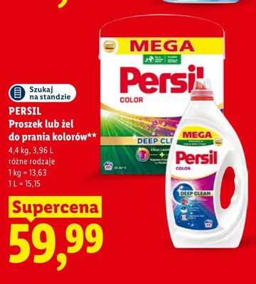 Proszek do prania kolorów Persil promocja w Lidl