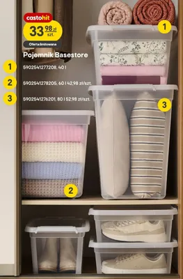 Pojemnik Basestore 40 l promocja w Castorama