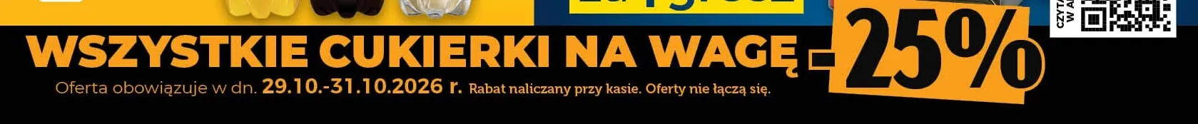Cukierki na wagę promocja w TOPAZ