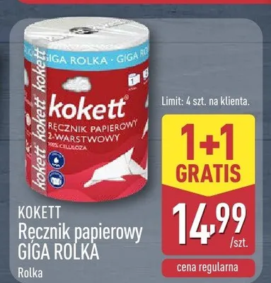 Ręcznik papierowy GIGA ROLKA KOKETT promocja w Aldi