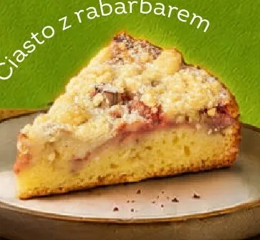 Ciasto z rabarbarem Słodka Pracownia promocja w Żabka