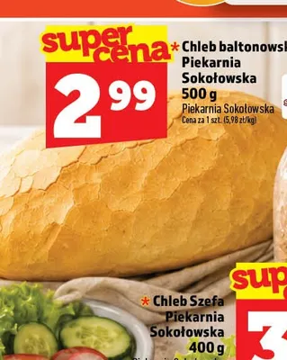 Chleb baltonowski Piekarnia Sokołowska promocja w TOPAZ