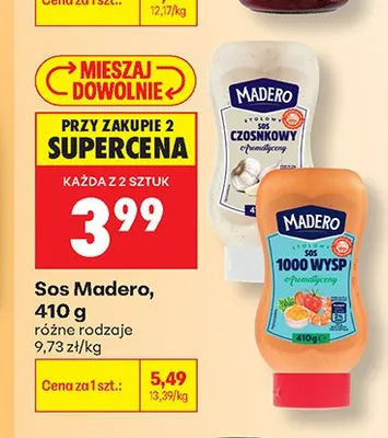 Sos 1000 wysp Madero promocja w Biedronka
