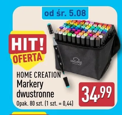 Markery dwustronne Home Creation promocja w Aldi