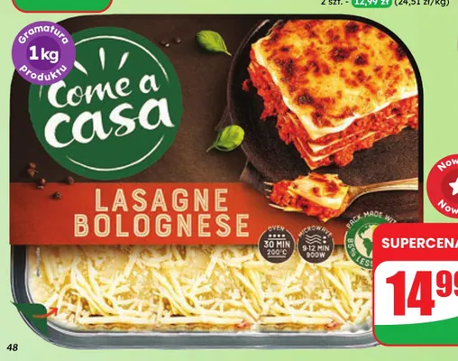 Lasagne Bolognese Come a Casa promocja w Dino