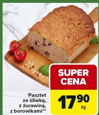 Pasztet ze śliwką, z żurawiną, z borówkami promocja w Carrefour Express