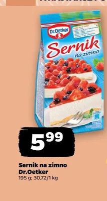 Sernik na zimno Dr.Oetker promocja w Netto