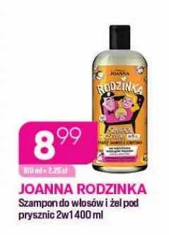 Szampon do włosów i żel pod prysznic 2w1 Joanna Rodzinka promocja w Drogerie Koliber