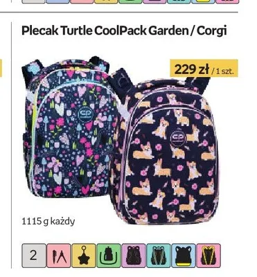Plecak Turtle CoolPack Corgi promocja w Empik