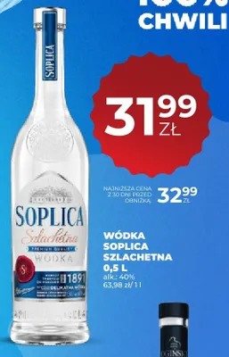 Wódka Soplica szlachetna promocja w Duży Ben