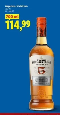 Rum Angostura 5-letni promocja w Lidl