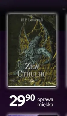Książka Zew Cthulhu H.P. Lovecraft promocja w Empik