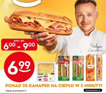Kanapka na ciepło promocja w Żabka