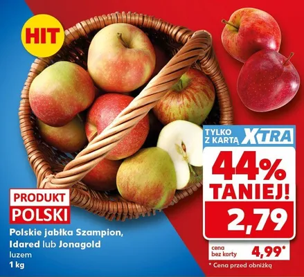 Jabłka Jonagold polskie luzem promocja w Kaufland