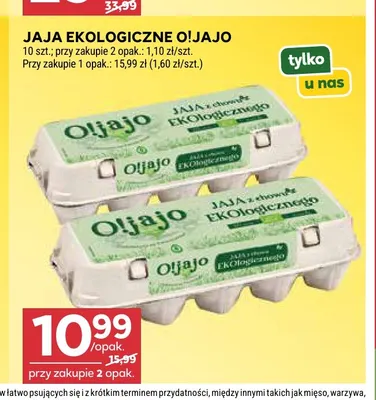 Jajka kurze ekologiczne O!jajo promocja w Stokrotka