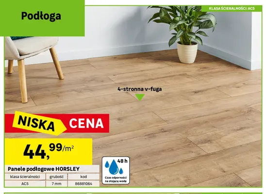 Panele podłogowe Horsley promocja w Leroy Merlin