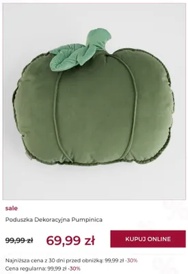 Poduszka dekoracyjna Pumpinica home & you promocja w home&you