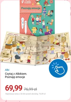 Książka Albi Czytaj z Albikiem. Poznaję emocje promocja w Smyk