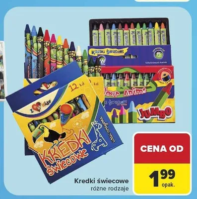 Kredki świecowe Wikam promocja w Carrefour