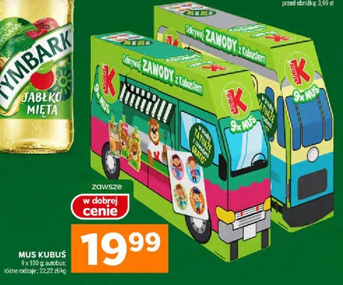 Napój Tymbark jabłko mięta promocja w Stokrotka