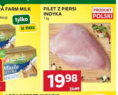 Filet z piersi indyka promocja w Stokrotka