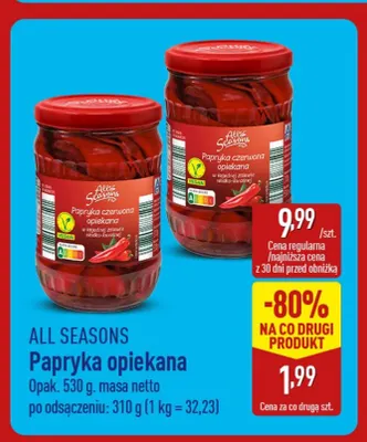 Papryka opiekana All Seasons promocja w Aldi
