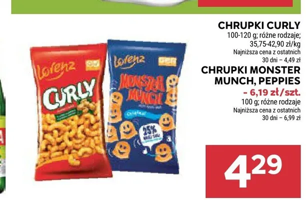 Chrupki Peppies promocja w Stokrotka