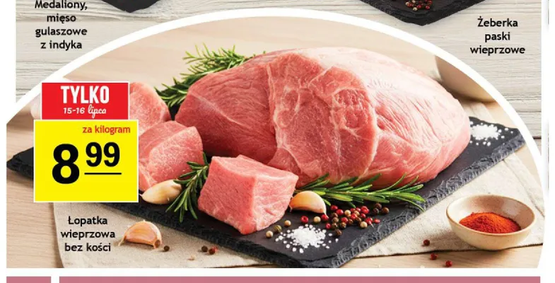 Łopatka wieprzowa bez kości promocja w Gram Market
