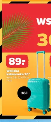 Walizka kabinówka 20" 38 l promocja w Netto