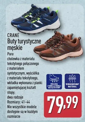 Buty turystyczne męskie promocja w Aldi