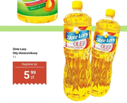 Olej słonecznikowy promocja w Dino