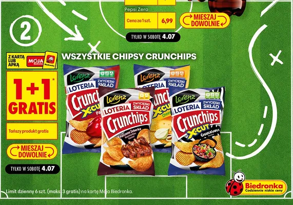 Chipsy Crunchips promocja w Biedronka