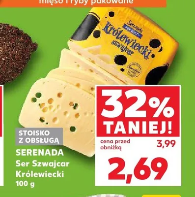 Ser Szwajcar Królewiecki Serenada promocja w Kaufland
