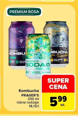 Kombucha Prager's promocja w Carrefour