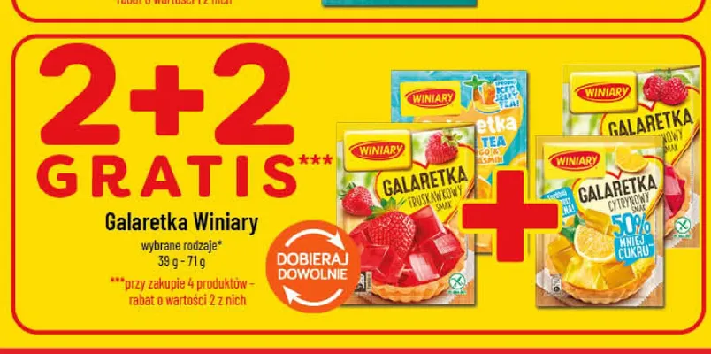 Galaretka malinowa Winiary promocja w POLOmarket