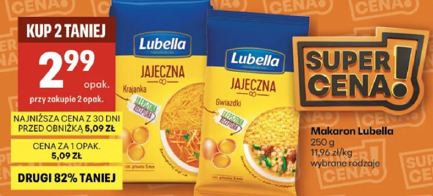 Makaron jajeczny kragka, gwiazdki promocja w Delikatesy Centrum