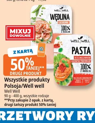 Wędlina łagodna Well promocja w Leclerc