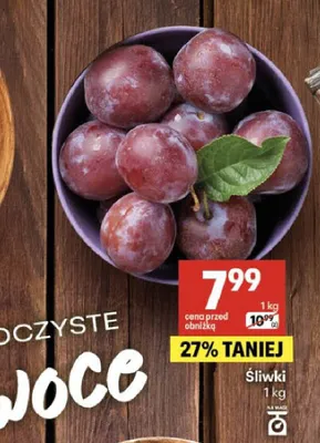Śliwki promocja w Delikatesy Centrum