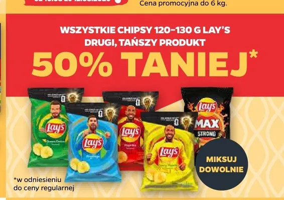 Chipsy Lay's Max Strong promocja w Netto