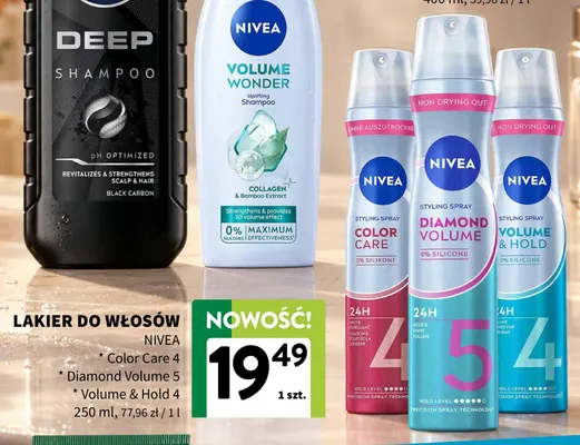 Lakier do włosów Nivea Color Care 4 promocja w Intermarche