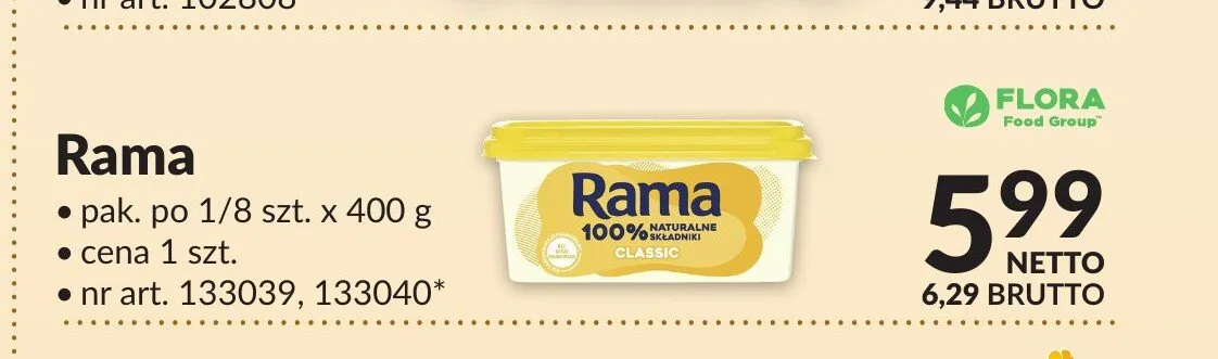 Margaryna Rama Classic promocja w Makro