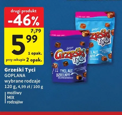 Wafle Grześki Tyci promocja w Intermarche
