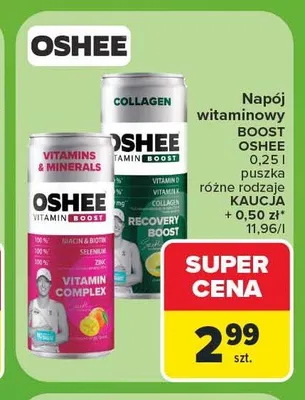 Napój witaminowy Boost Oshee promocja w Carrefour Market
