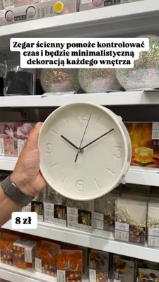 Zegar ścienny promocja w Pepco