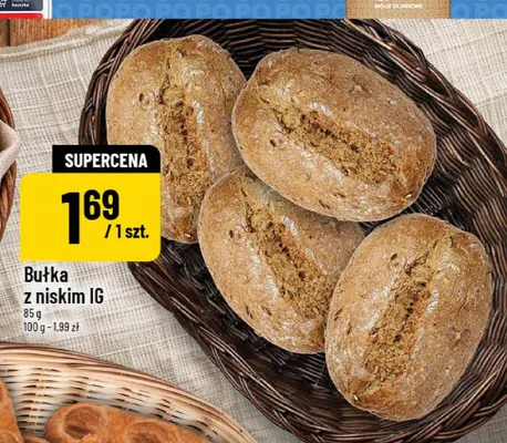 Bułka z niskim IG promocja w POLOmarket