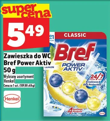 Zawieszka do WC Power Aktiv 50g promocja w TOPAZ