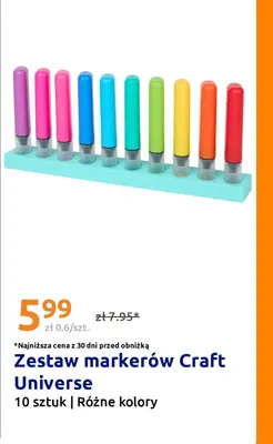 Zestaw markerów Craft Universe promocja w Action