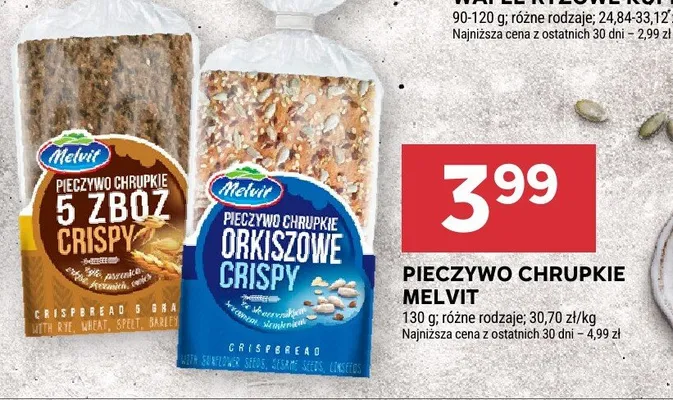 Pieczywo chrupkie crisp promocja w Stokrotka