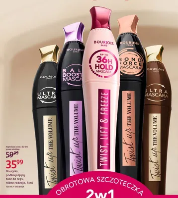 Tusz do rzęs Bourjois Twist Up The Volume Balm Boost promocja w Rossmann
