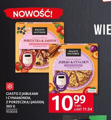Ciasto drożdżowe z porzeczką i jagodą Proste Historie promocja w Selgros